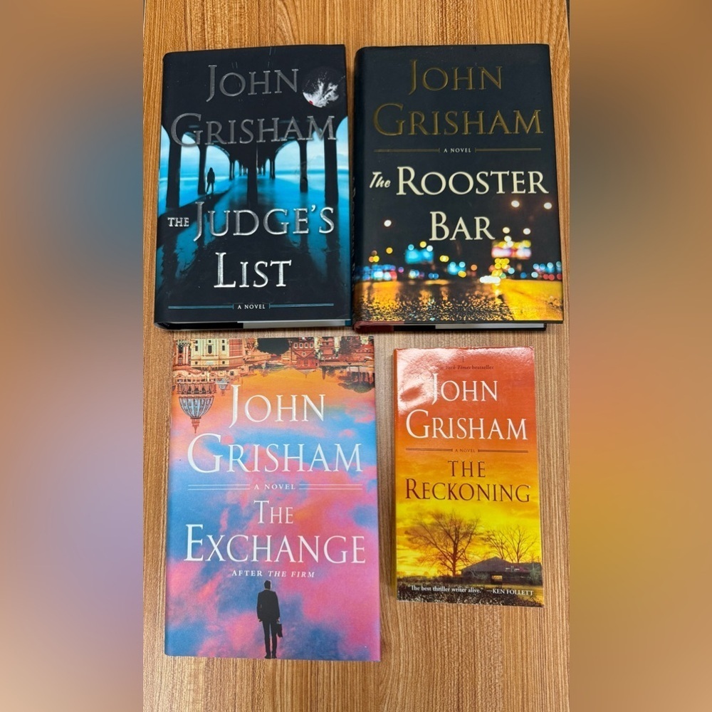 John Grisham Book Lot - Set Of 4 Books